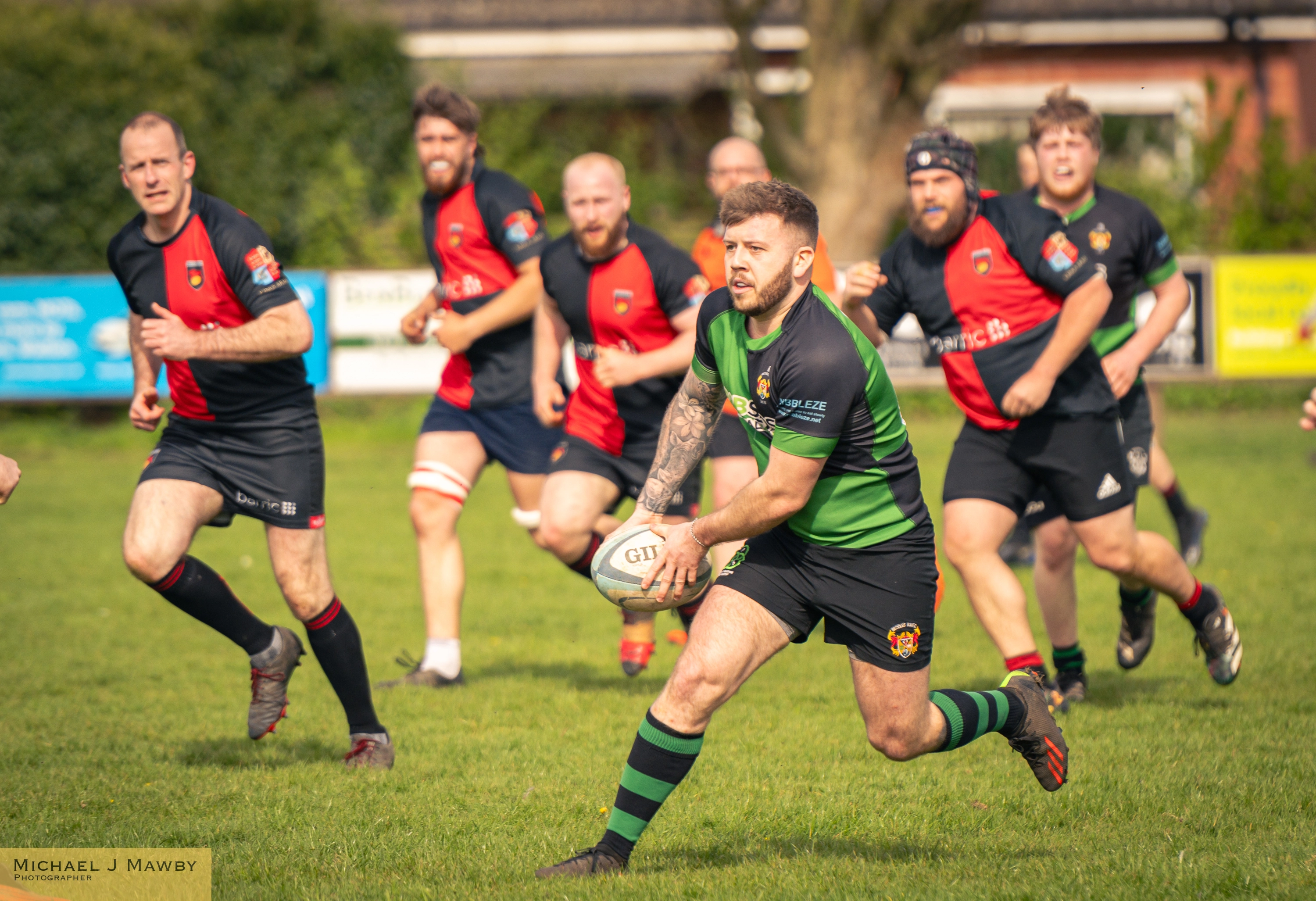 Watton Rugby team in a recent Cup match
